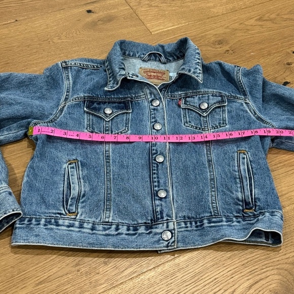 Levi’s Vintage Y2K Denim Trucker Jacket - Ladies Size L - EUC - Picture 3 of 7